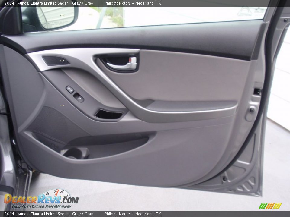 2014 Hyundai Elantra Limited Sedan Gray / Gray Photo #17