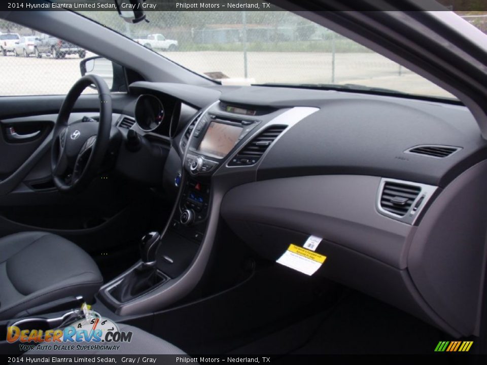2014 Hyundai Elantra Limited Sedan Gray / Gray Photo #18
