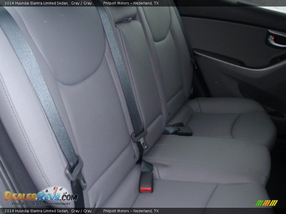 2014 Hyundai Elantra Limited Sedan Gray / Gray Photo #21