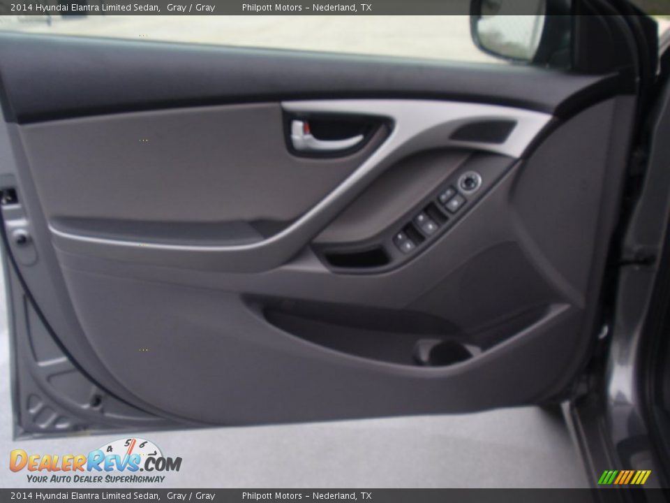 2014 Hyundai Elantra Limited Sedan Gray / Gray Photo #23