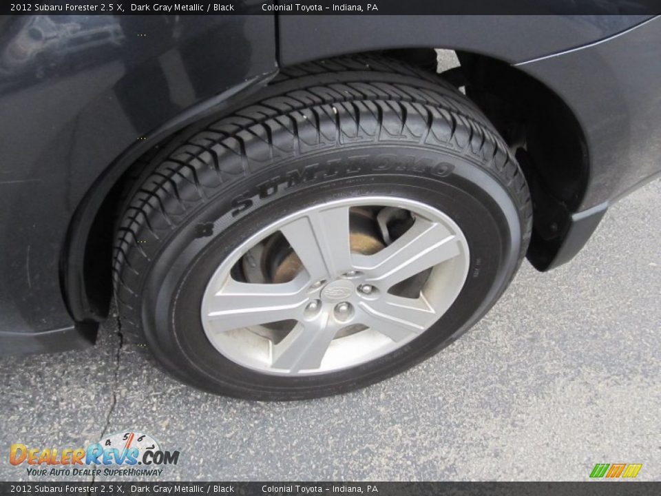 2012 Subaru Forester 2.5 X Dark Gray Metallic / Black Photo #3