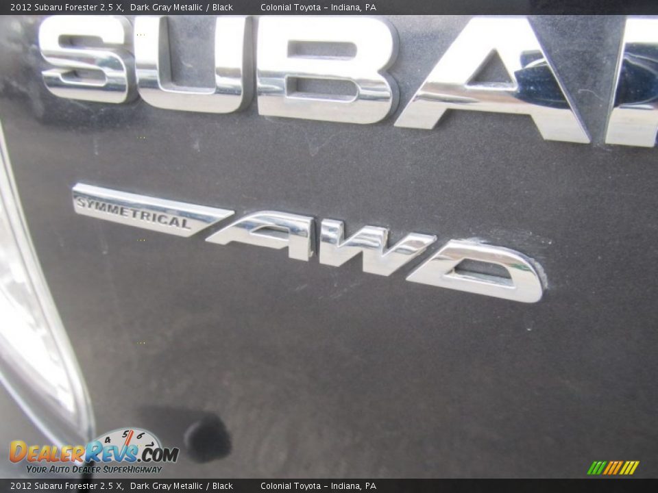 2012 Subaru Forester 2.5 X Dark Gray Metallic / Black Photo #7