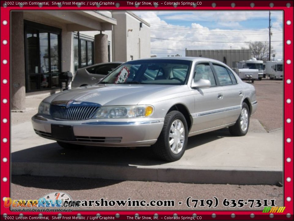 2002 Lincoln Continental Silver Frost Metallic / Light Graphite Photo #1