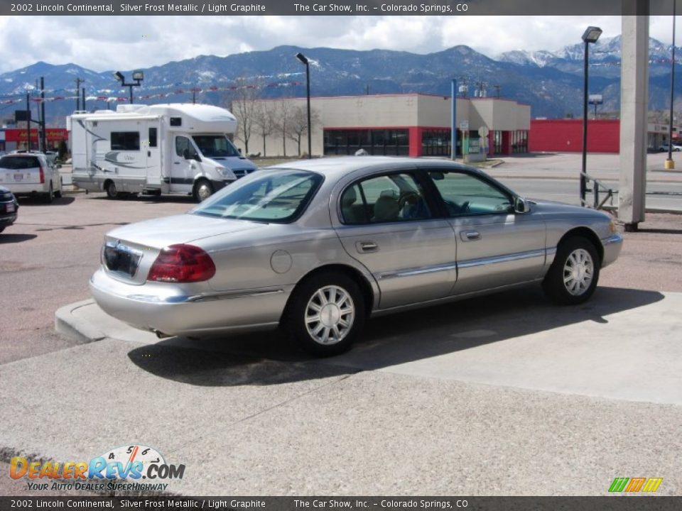 2002 Lincoln Continental Silver Frost Metallic / Light Graphite Photo #15