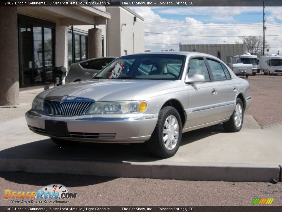2002 Lincoln Continental Silver Frost Metallic / Light Graphite Photo #27
