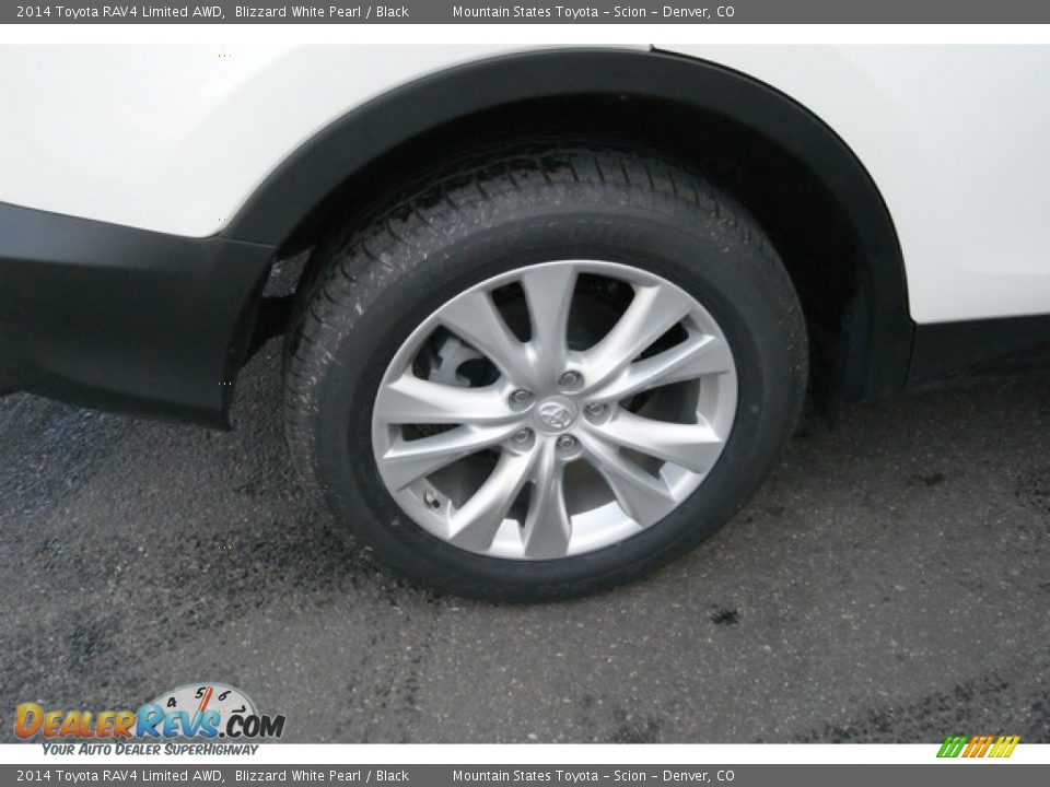 2014 Toyota RAV4 Limited AWD Blizzard White Pearl / Black Photo #9