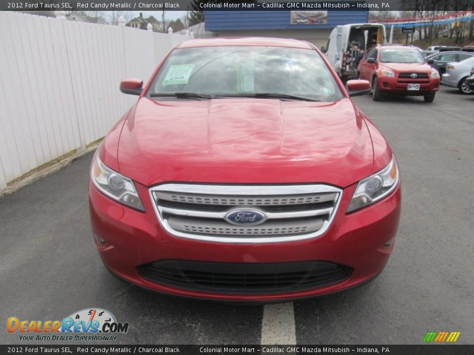 2012 Ford Taurus SEL Red Candy Metallic / Charcoal Black Photo #8