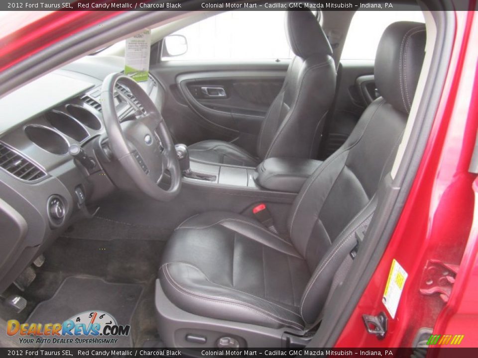 2012 Ford Taurus SEL Red Candy Metallic / Charcoal Black Photo #12