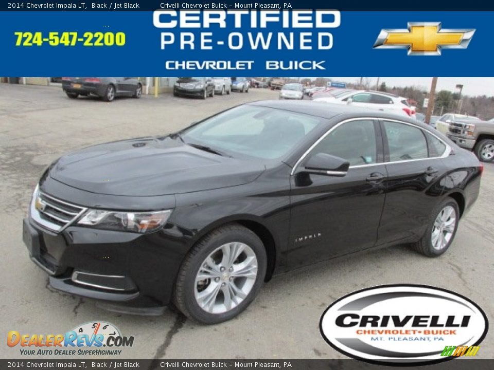 2014 Chevrolet Impala LT Black / Jet Black Photo #1