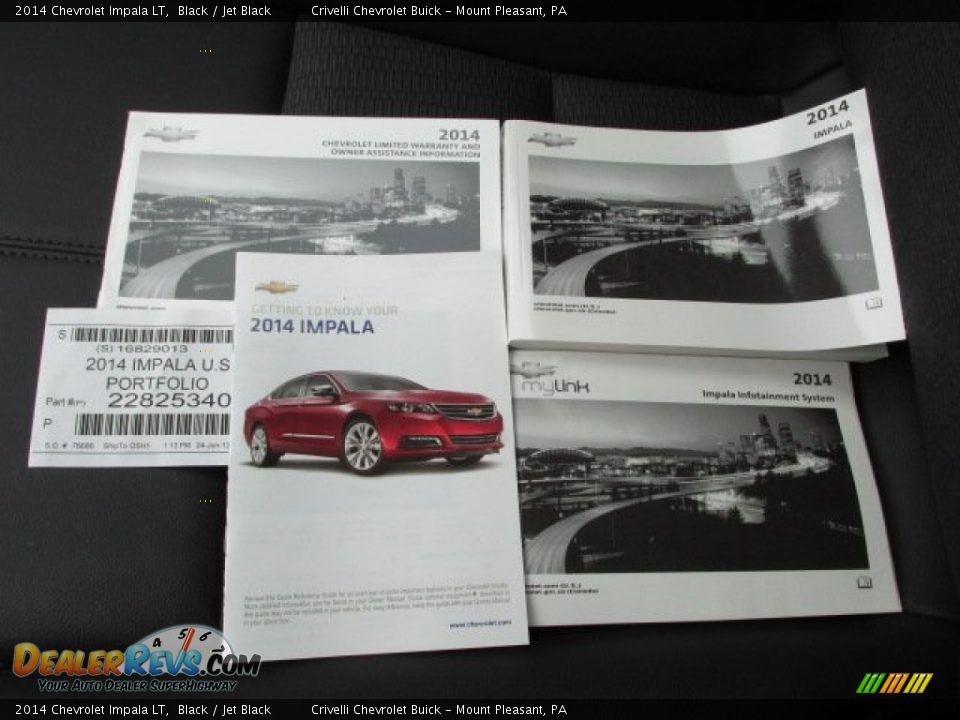 2014 Chevrolet Impala LT Black / Jet Black Photo #26