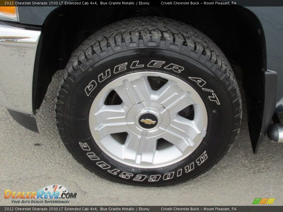 2012 Chevrolet Silverado 1500 LT Extended Cab 4x4 Blue Granite Metallic / Ebony Photo #3