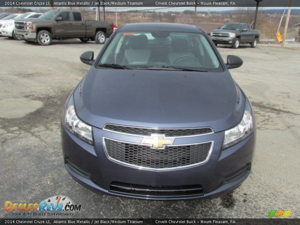 2014 Chevrolet Cruze LS Atlantis Blue Metallic / Jet Black/Medium Titanium Photo #4