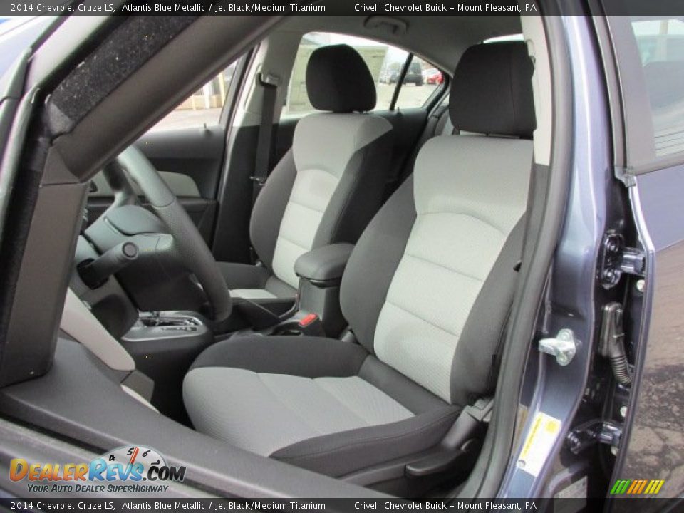 2014 Chevrolet Cruze LS Atlantis Blue Metallic / Jet Black/Medium Titanium Photo #7