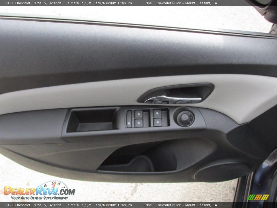 2014 Chevrolet Cruze LS Atlantis Blue Metallic / Jet Black/Medium Titanium Photo #9