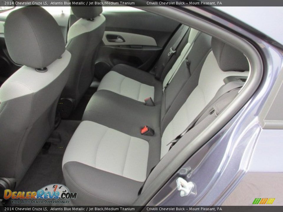 2014 Chevrolet Cruze LS Atlantis Blue Metallic / Jet Black/Medium Titanium Photo #14