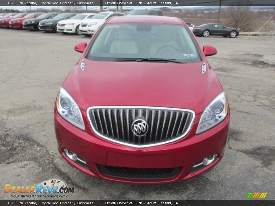 2014 Buick Verano Crystal Red Tintcoat / Cashmere Photo #3
