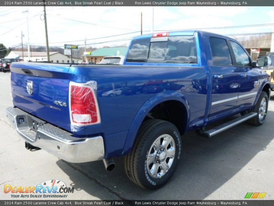 2014 Ram 2500 Laramie Crew Cab 4x4 Blue Streak Pearl Coat / Black Photo #5