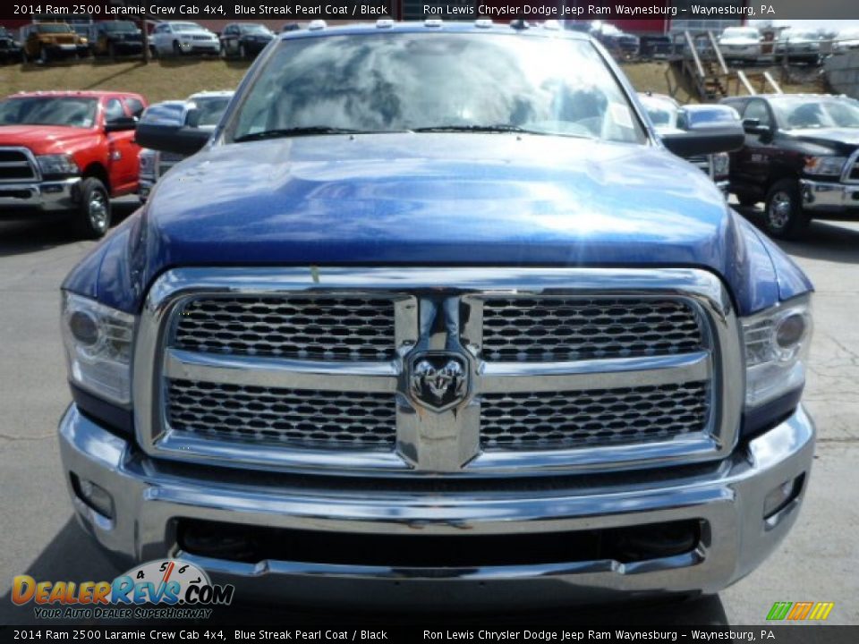 2014 Ram 2500 Laramie Crew Cab 4x4 Blue Streak Pearl Coat / Black Photo #8