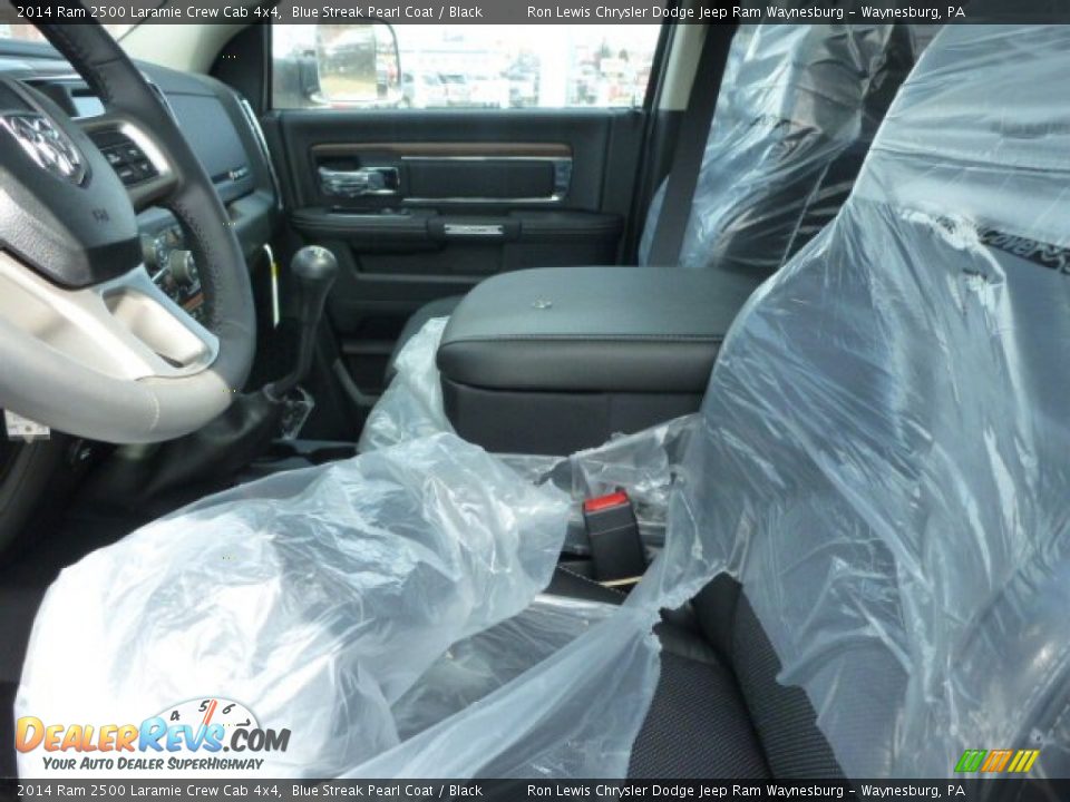 2014 Ram 2500 Laramie Crew Cab 4x4 Blue Streak Pearl Coat / Black Photo #10