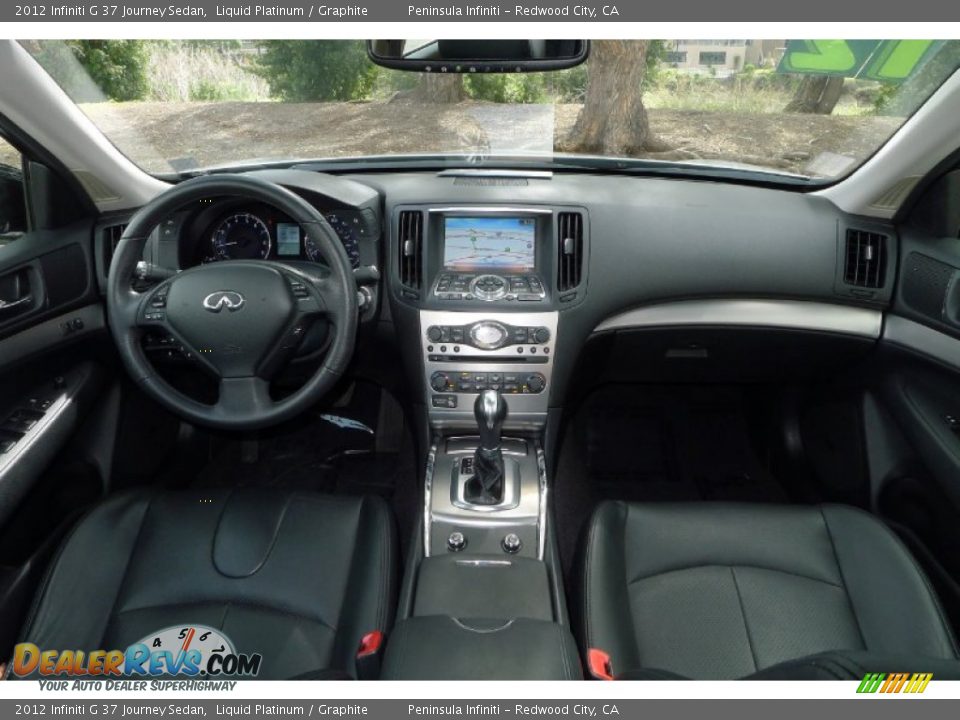 2012 Infiniti G 37 Journey Sedan Liquid Platinum / Graphite Photo #3
