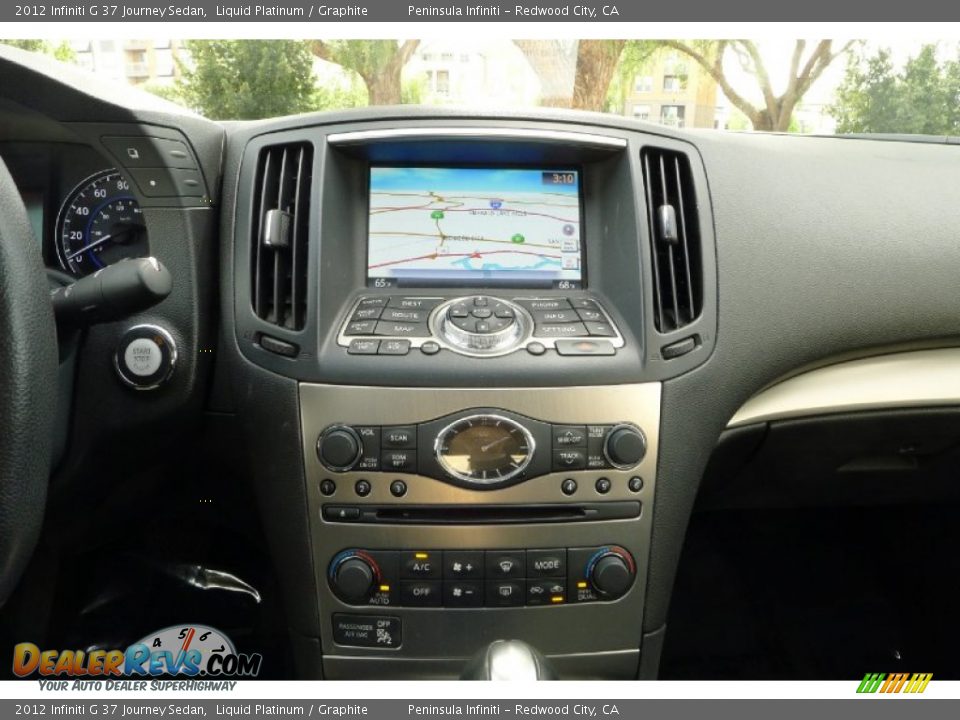 2012 Infiniti G 37 Journey Sedan Liquid Platinum / Graphite Photo #4