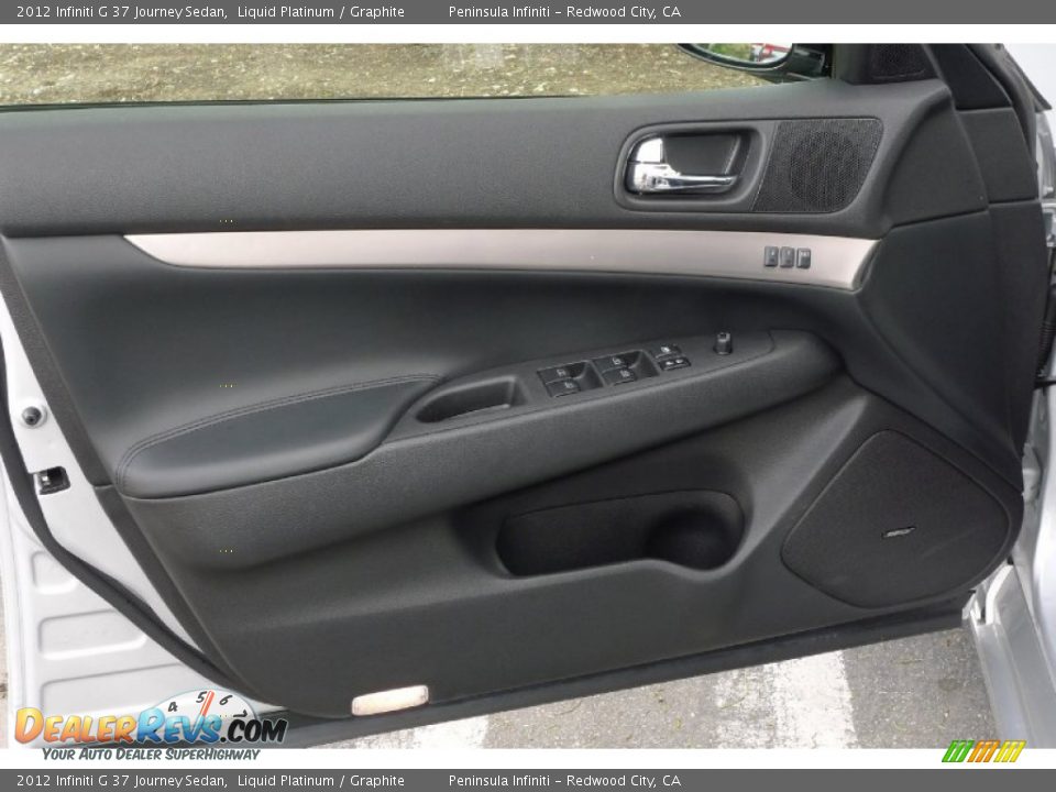 2012 Infiniti G 37 Journey Sedan Liquid Platinum / Graphite Photo #12