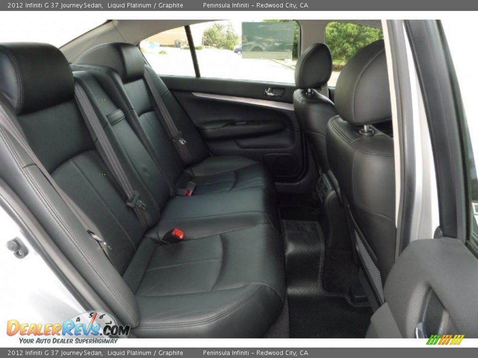 2012 Infiniti G 37 Journey Sedan Liquid Platinum / Graphite Photo #15