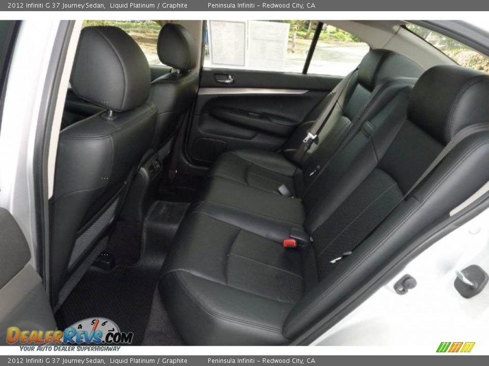 2012 Infiniti G 37 Journey Sedan Liquid Platinum / Graphite Photo #16