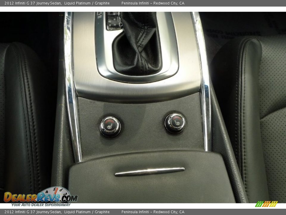 2012 Infiniti G 37 Journey Sedan Liquid Platinum / Graphite Photo #18