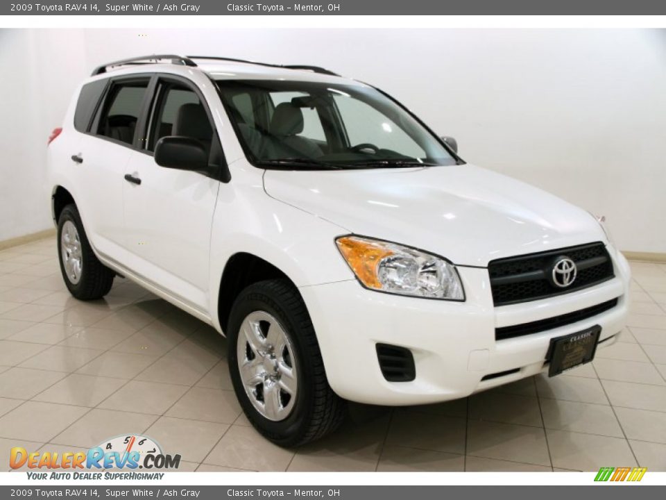 2009 Toyota RAV4 I4 Super White / Ash Gray Photo #1