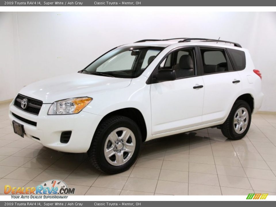 2009 Toyota RAV4 I4 Super White / Ash Gray Photo #3