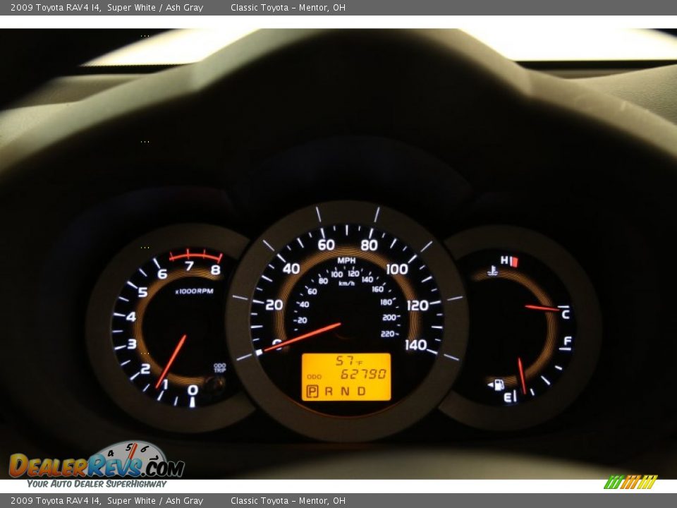 2009 Toyota RAV4 I4 Super White / Ash Gray Photo #8