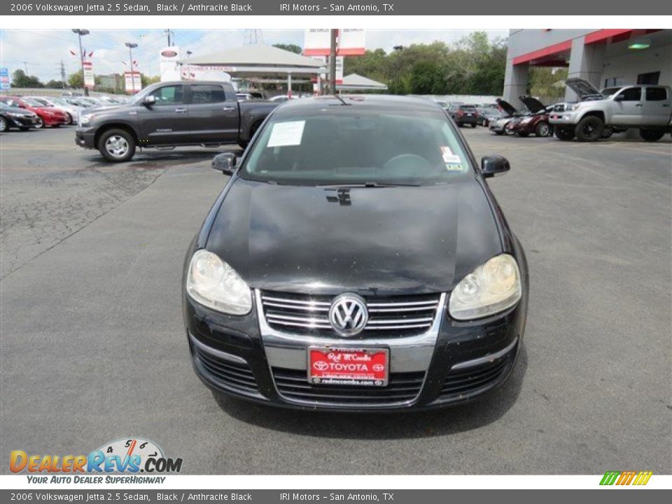 2006 Volkswagen Jetta 2.5 Sedan Black / Anthracite Black Photo #2