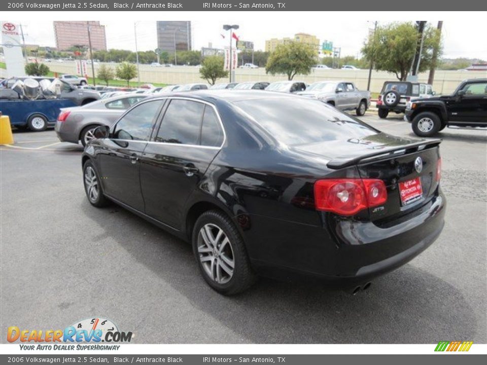 2006 Volkswagen Jetta 2.5 Sedan Black / Anthracite Black Photo #5