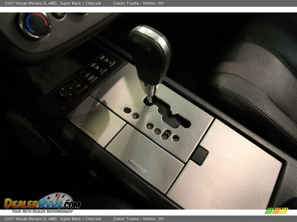 2007 Nissan Murano SL AWD Super Black / Charcoal Photo #21
