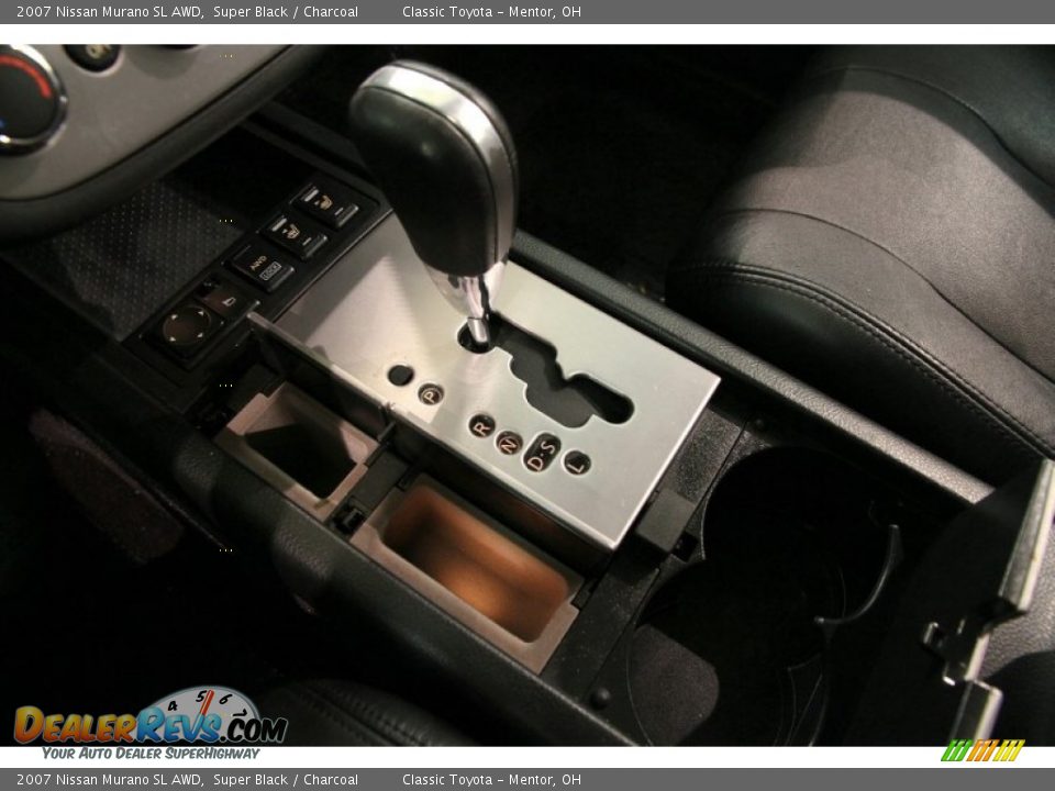 2007 Nissan Murano SL AWD Super Black / Charcoal Photo #22
