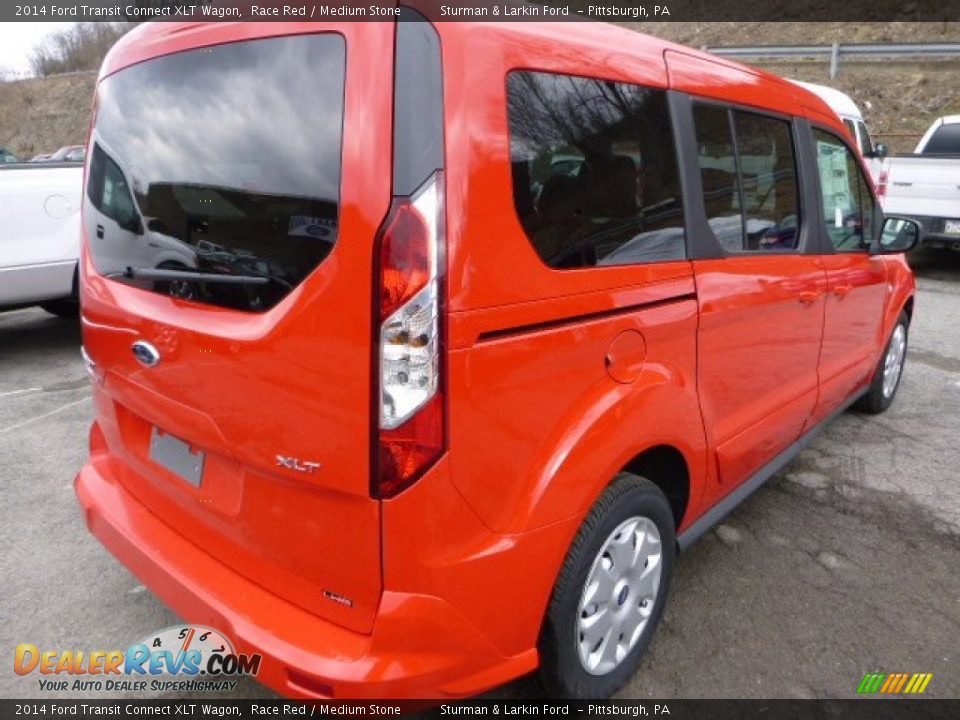 2014 Ford Transit Connect XLT Wagon Race Red / Medium Stone Photo #2