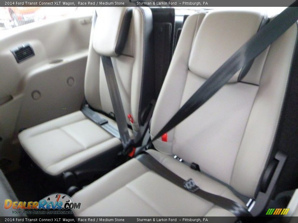 Rear Seat of 2014 Ford Transit Connect XLT Wagon Photo #10