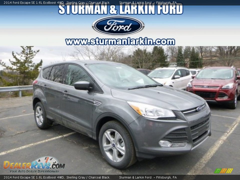 2014 Ford Escape SE 1.6L EcoBoost 4WD Sterling Gray / Charcoal Black Photo #1