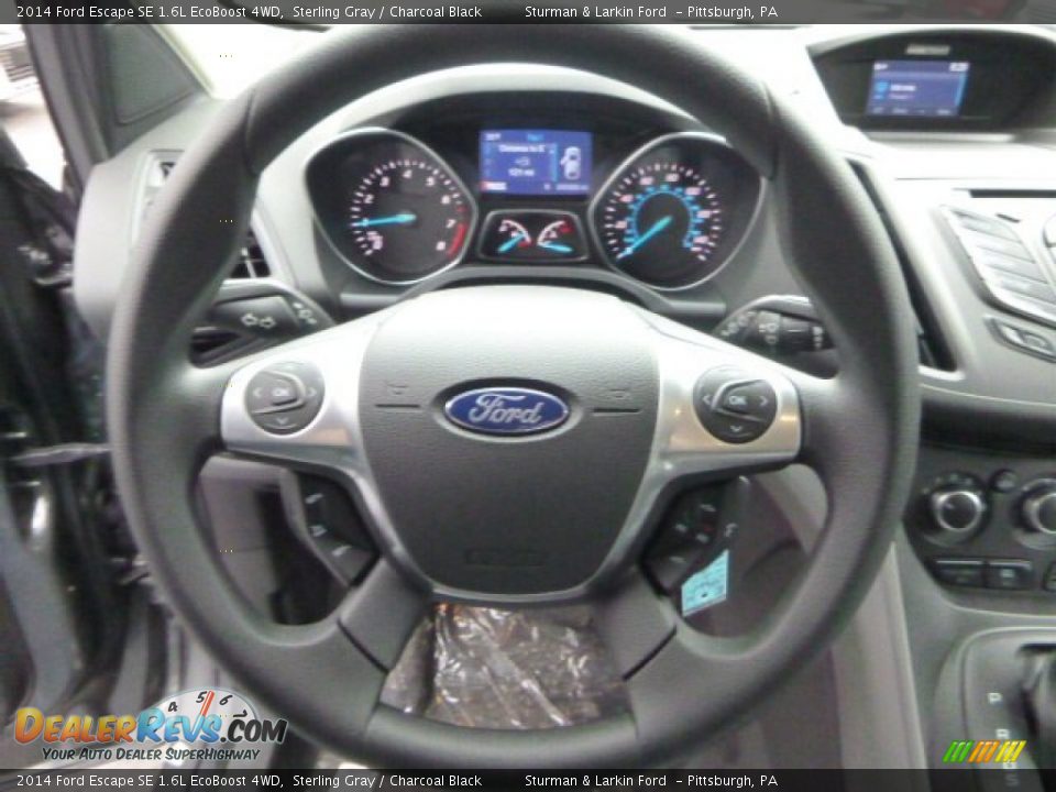 2014 Ford Escape SE 1.6L EcoBoost 4WD Sterling Gray / Charcoal Black Photo #12