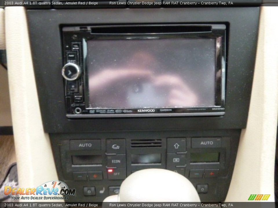 2003 Audi A4 1.8T quattro Sedan Amulet Red / Beige Photo #16