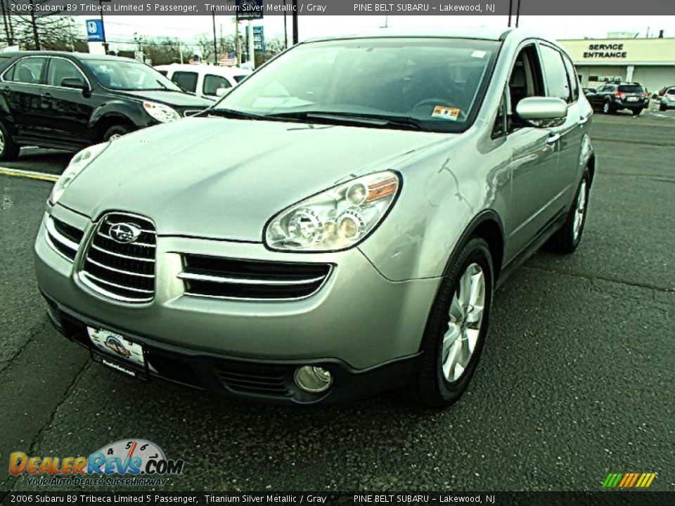 2006 Subaru B9 Tribeca Limited 5 Passenger Titanium Silver Metallic / Gray Photo #1