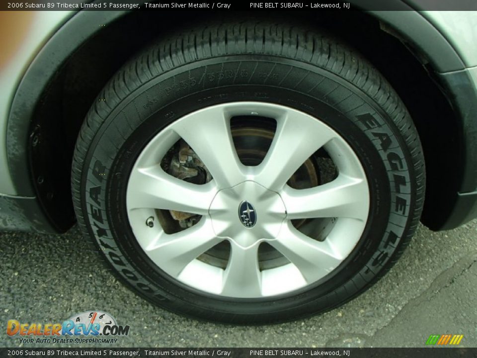 2006 Subaru B9 Tribeca Limited 5 Passenger Titanium Silver Metallic / Gray Photo #5