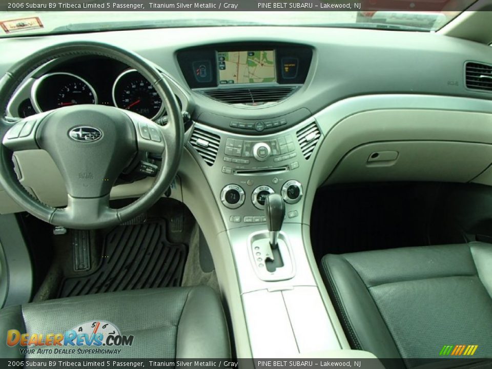 2006 Subaru B9 Tribeca Limited 5 Passenger Titanium Silver Metallic / Gray Photo #15