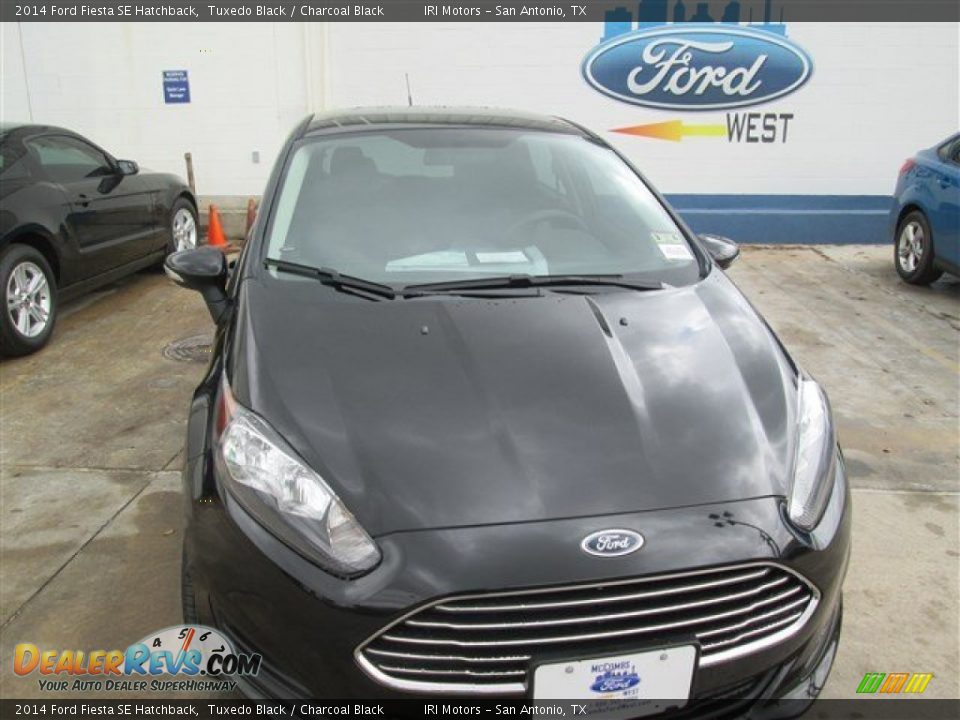 2014 Ford Fiesta SE Hatchback Tuxedo Black / Charcoal Black Photo #6