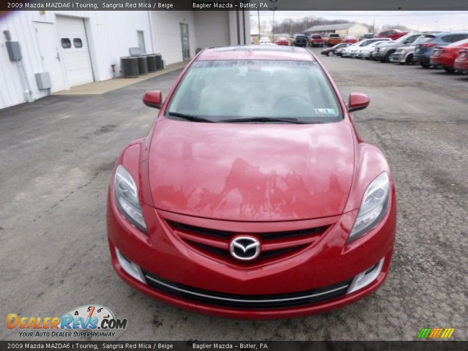 2009 Mazda MAZDA6 i Touring Sangria Red Mica / Beige Photo #3