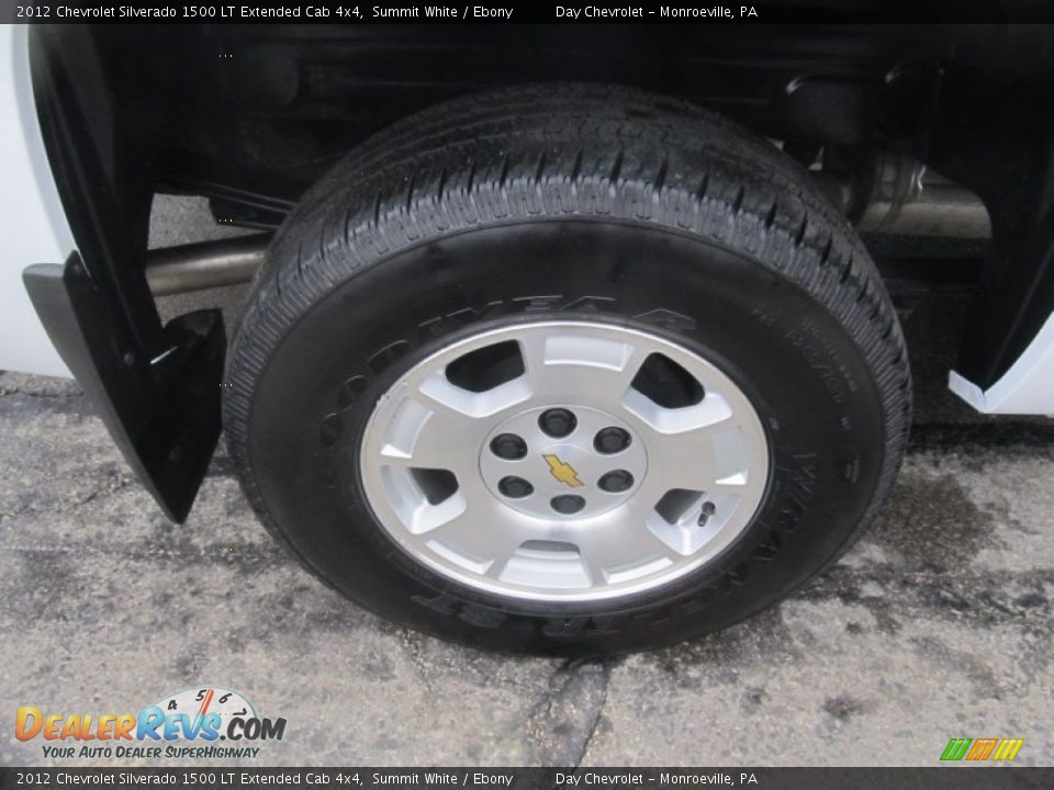 2012 Chevrolet Silverado 1500 LT Extended Cab 4x4 Summit White / Ebony Photo #3
