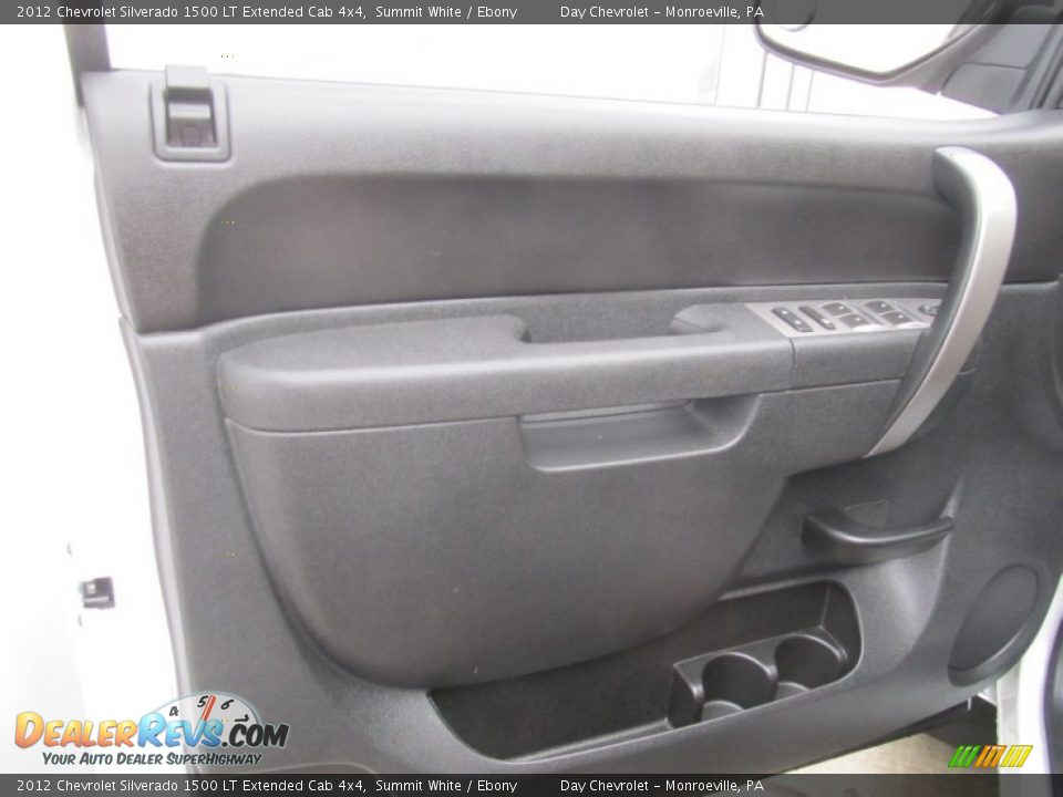 2012 Chevrolet Silverado 1500 LT Extended Cab 4x4 Summit White / Ebony Photo #12