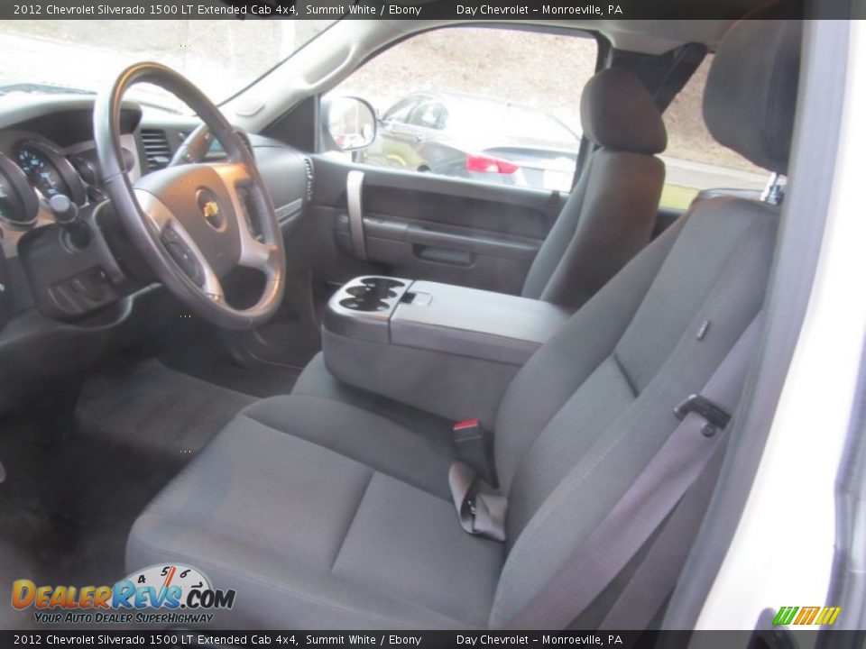 2012 Chevrolet Silverado 1500 LT Extended Cab 4x4 Summit White / Ebony Photo #13