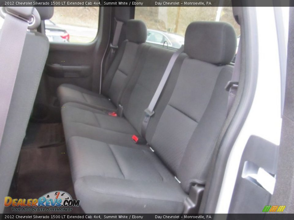 2012 Chevrolet Silverado 1500 LT Extended Cab 4x4 Summit White / Ebony Photo #14